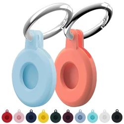 Candy Colors Liquid Silicone Case For Apple 2021 New AirTag Tracker Anti-Scratch Cover Locator Keychain Protect Sleeve Anti-lost