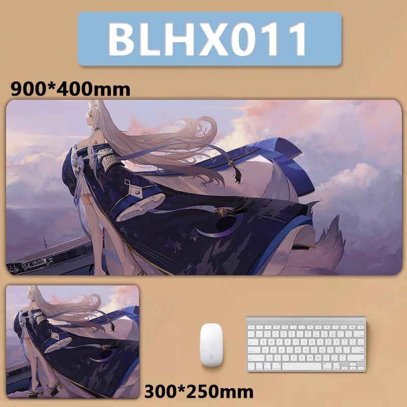 Azur Lane Hindenburg New Jersey Musashi Shinano Noshiro Agir Unzen Kearsarge XXL Large Mousepad Keyboard Pad  Mouse Pad