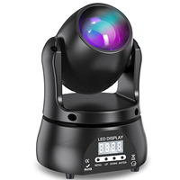 Yiflamefly Mini 40W Beam Moving Head Light RGBW LED Stage Light DMX DJ Lights For Concert Party Weddings Nightclub Dance Hall