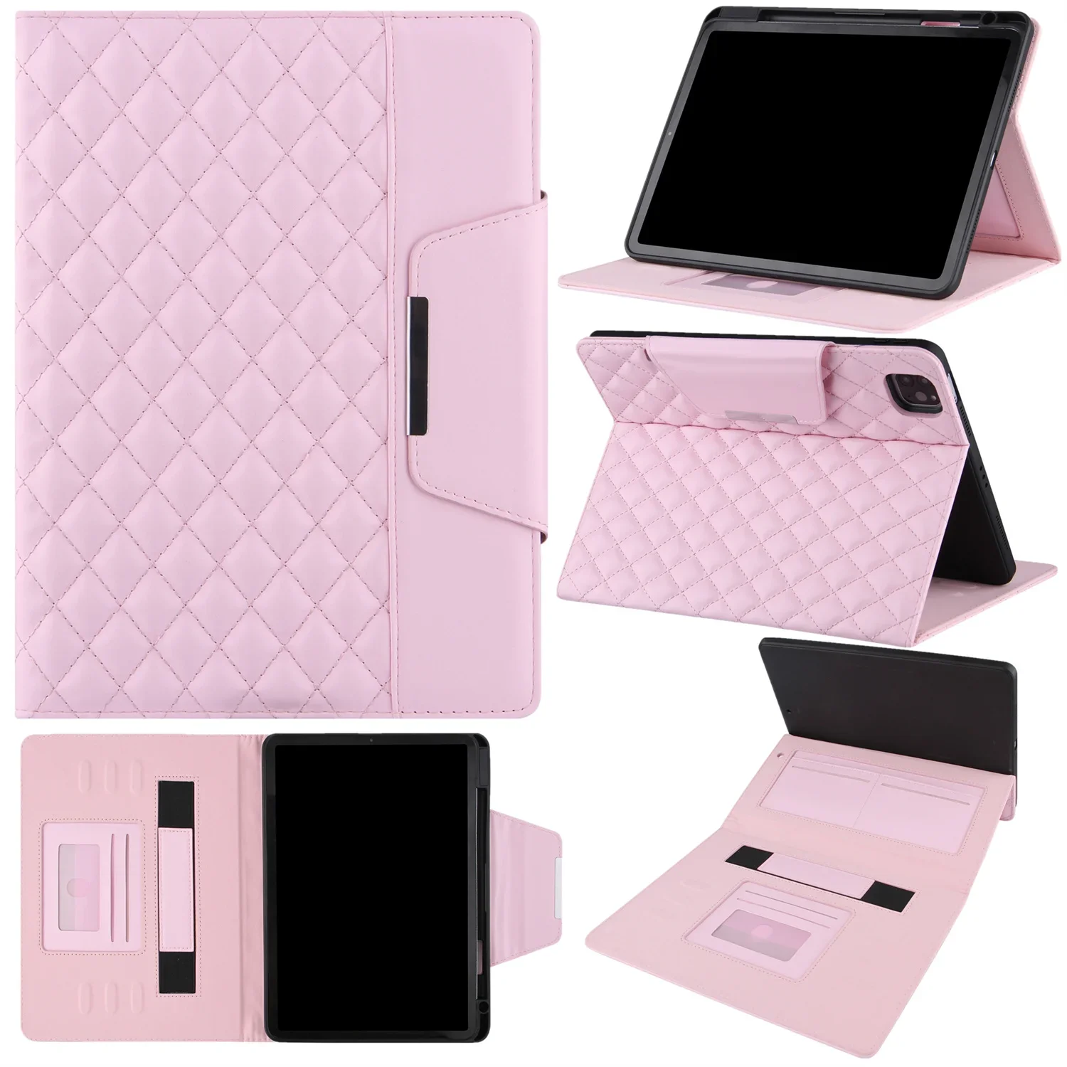 

Новый кожаный чехол для Ipad 10th 9th 8th 7th 10.2 Pro 11 Air 5 4 10,9 дюймов Mini 6 с пряжкой для ручки Smart Leather Cover