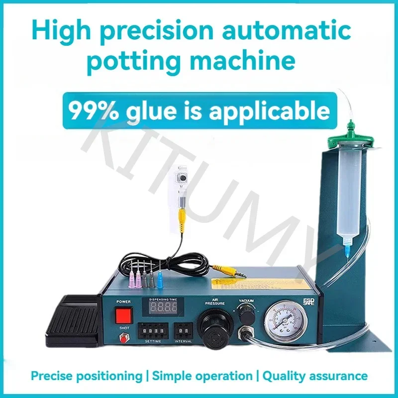 110V/220V Manual Pedal Glue Dispenser  Epoxy Resin Automatic Glue Injection Machine Automatic Dispensing Machine BY-983A