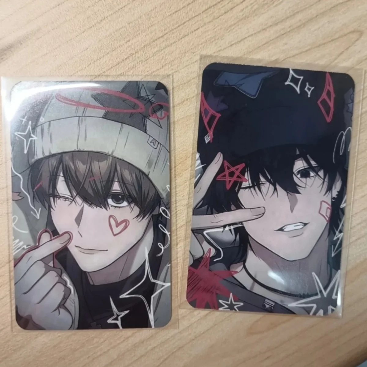 Anime Guild Member Next Door Neutaaaa Yeowoon Cosplay Card The neighbor is a guild member Bookmark Mark Cards Postcard