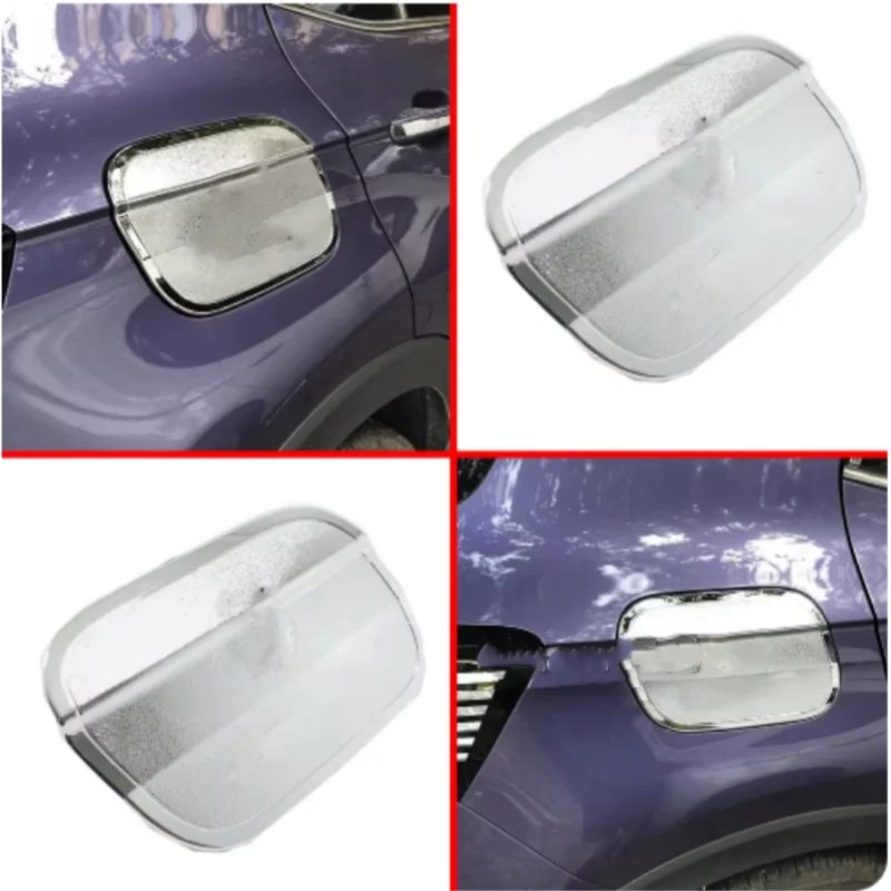 Body Styling Gas/Fuel/Oil Tank Cover Cap Stick Lamp Frame Trim 1PCs For Volkswagen VW T-cross Tcross 2019 - 2023