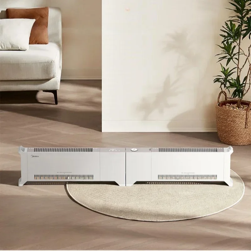 Midea calefactor eléctrico เครื่องทำความร้อนไฟฟ้าควบคุมระยะไกล220V 2000W, เครื่องทำความร้อนพับความชื้นสำหรับห้อง