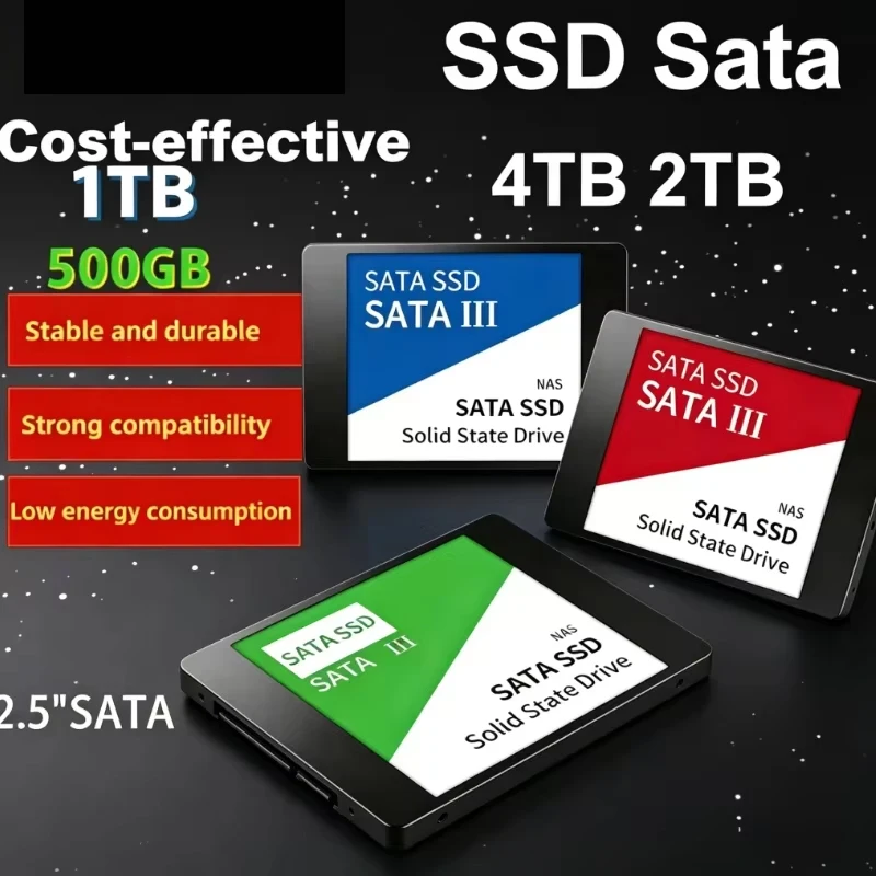 4TB Solid State Disk SSD High Speed 500G 1TB 2TB Internal HDD Hard Drive Sata3 2.5 Inch For Laptop Microcomputer Desktop