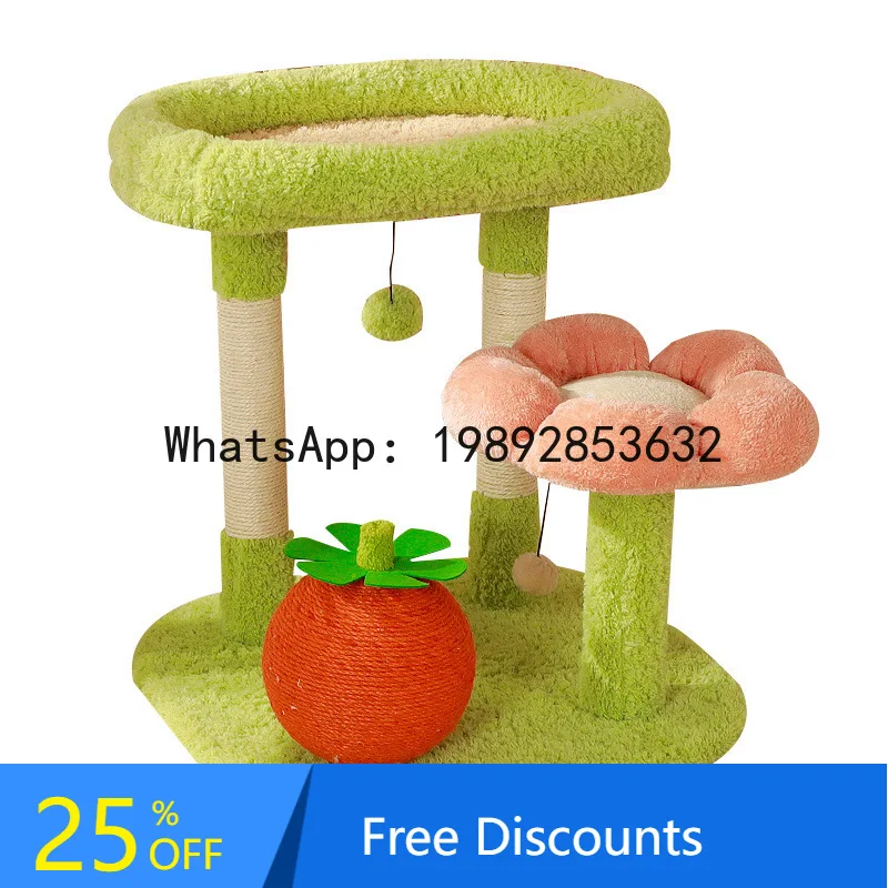 

CZ Wholesale Wear-resistant Small Cat Climbing Frame Cat Jumping Platform Pet Toy Supplies