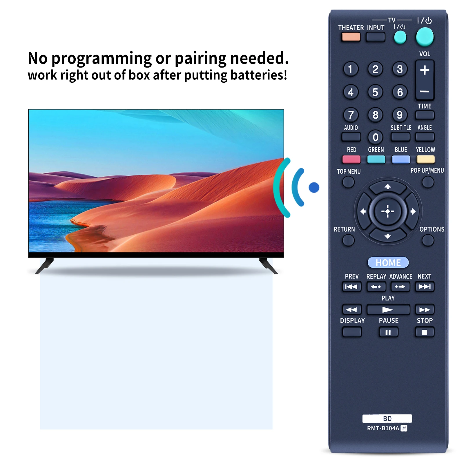 居間用リモコンRMT-B104A RMT-B104P RMT-B107A RMT-B105A RMT-B107P BDP-S360 BDP-S560 BDP-S470 BDP-S370 bdps570 bdpbx37