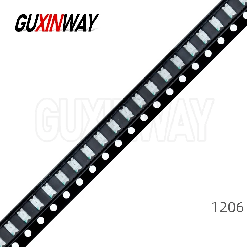 100 قطعة 0402 0603 0805 1206 smd led أحمر أصفر أخضر أبيض أزرق برتقالي صمام ثنائي باعث للضوء المياه واضح مصباح ليد ديود مجموعة