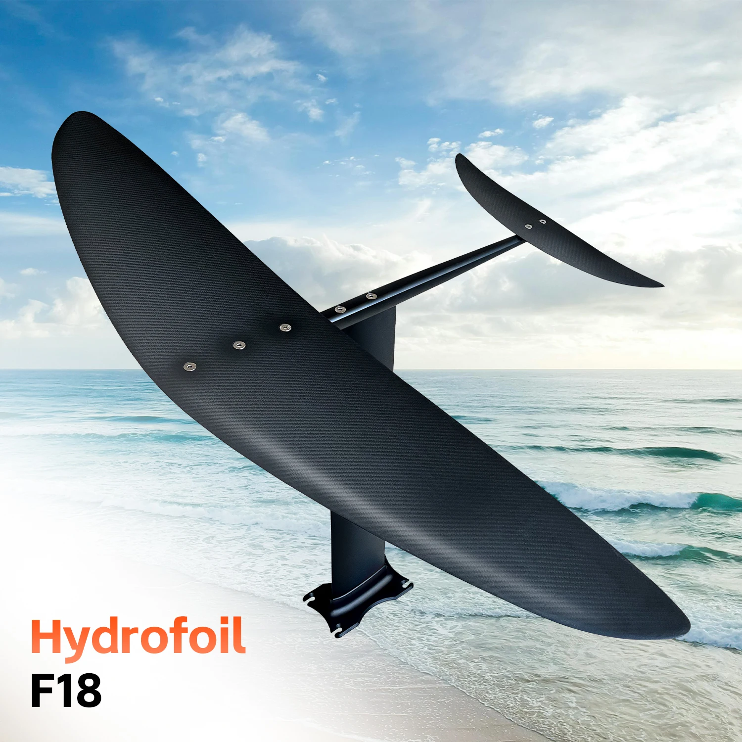 

New Arrival 3K Carbon 2600sqcm Foil Kit Ocean Surfing Wingfoil Kitesurf Boardsurf Waterplay Surfing Tools Accessories