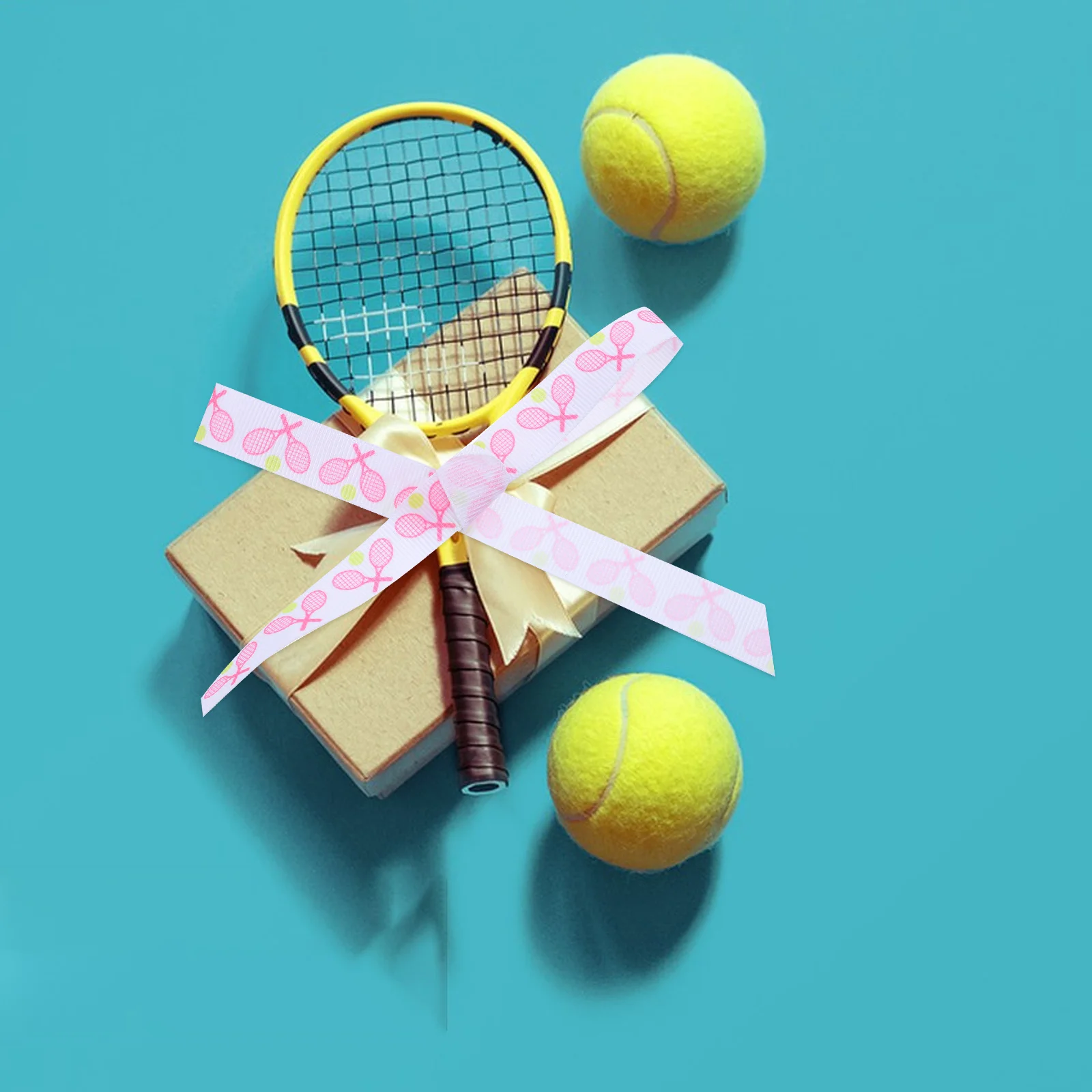 

6 Pcs Tennis Threaded Belt Baseball Ribbon Anniversary Ornament Party Supplies Athletic Decorate Decorative