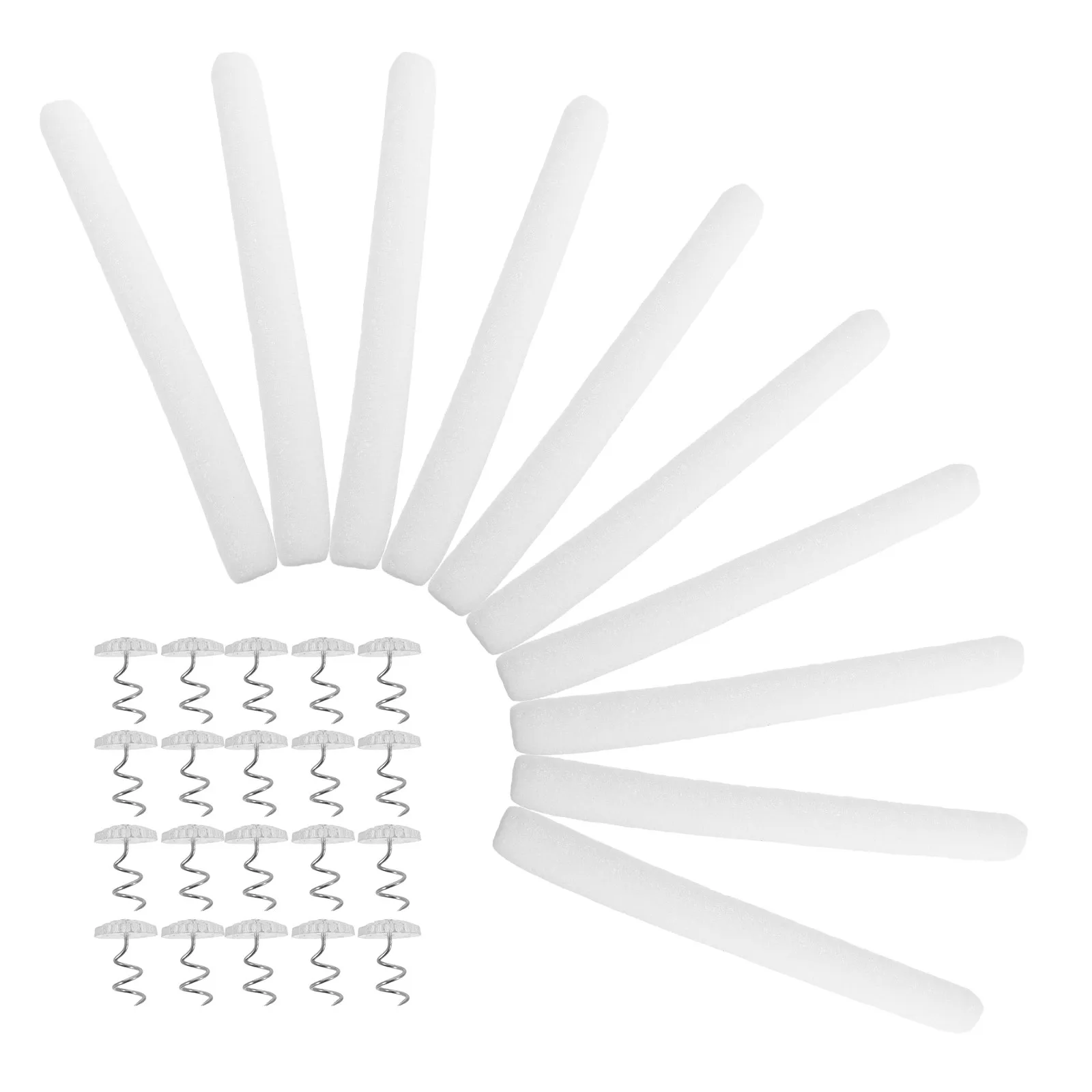 20Pcs Foam Sofa Slipcover Tuck Grips Non Slip Furniture Sticks 8.3x0.8 Couch Gap Filler Cushion Inserts Holder for Slipcover