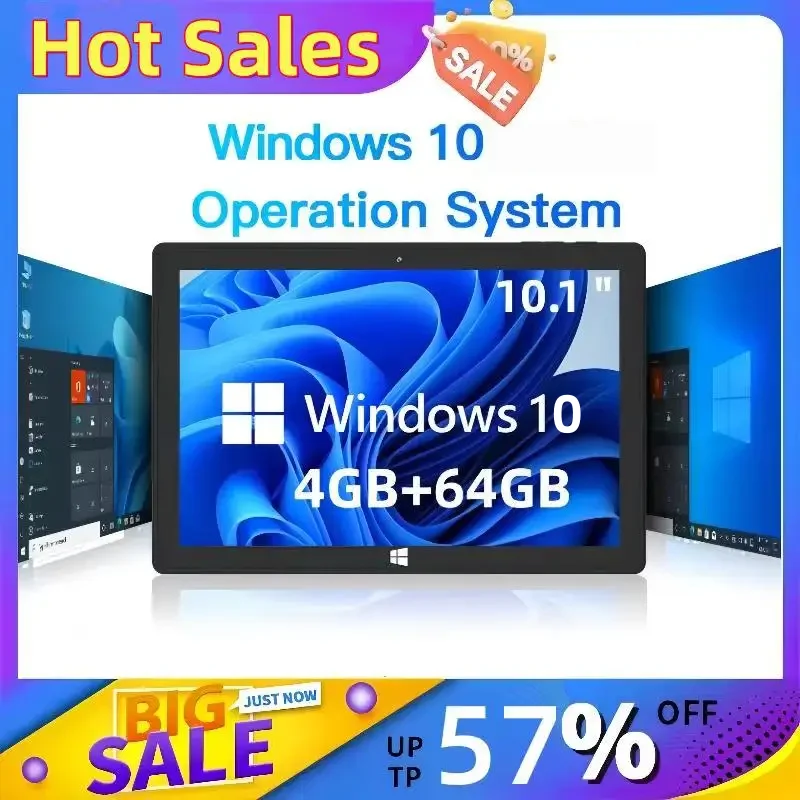 4GB/8GB DDR3 RAM 64GB/128GB ROM 10.1 INCH Windows 10 Tablet 64Bit Z8350 CPU 1280*800 IPS Screen HDMI Port USB 3.0