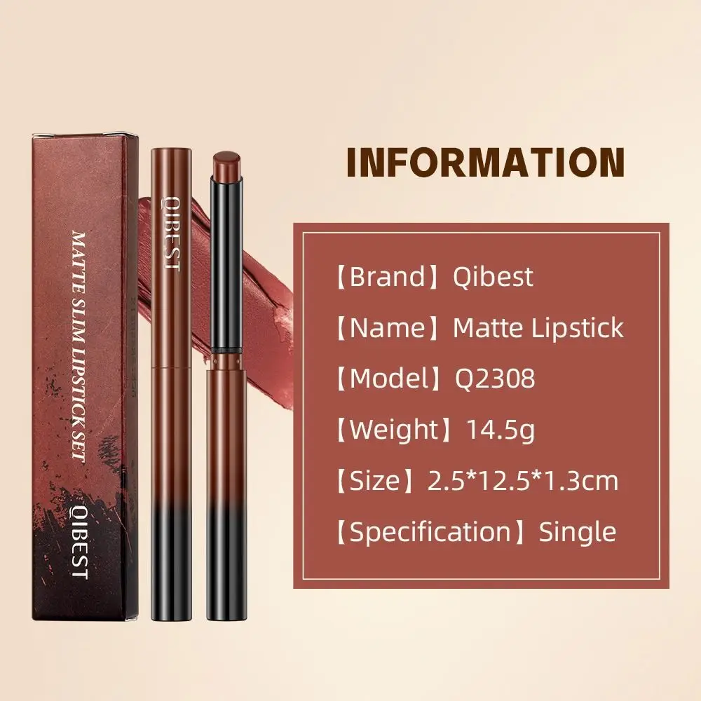 Langlebiger matt nackter Lippenstift Lip liner farbe cht wasserdicht Lip Liner Bleistift Antihaft becher feuchtigkeit spendende Lippen kosmetisches Werkzeug