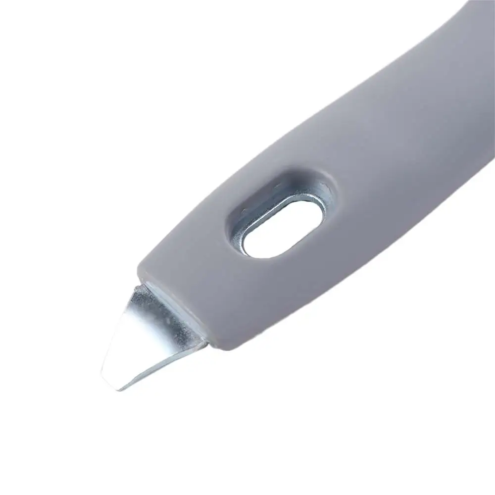 2Pcs Versatile Paint Paddle Manual Paint Mixer Reusable Plastering Handheld Paint Stirrer Compact Gray Paint Brush Comb Cleaning