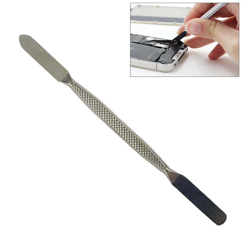 Repair Tools Pry About 11.4*0.6 Cm Hardness Metal Tablet Phone Spudger Phone Spudger Tablet Pry Silver Tools 45# Steel