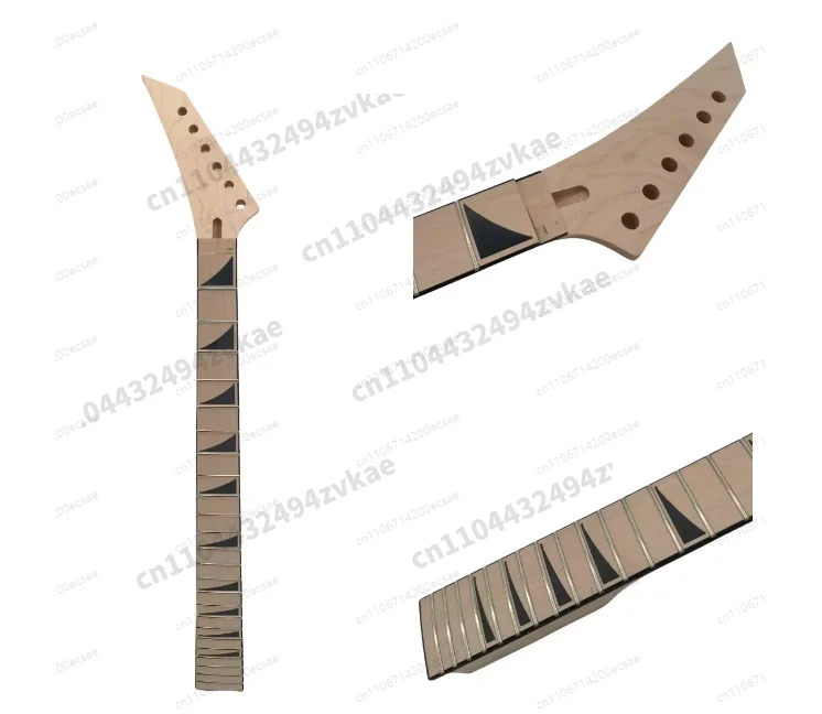 J14-1 Left-Handed Guitar Headstock | Genuine Maple Fretboard for Custom Left-Handed Guitar Builds