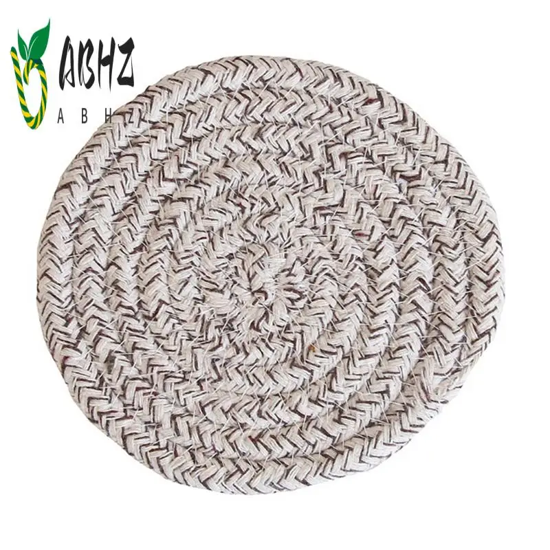 

ABHZ-Набор теплоизоляционных подушечек, набор подставок для кастрюль, набор подставок, подставки из хлопчатобумажной нити для горячей посуды, подставки для горячих кастрюль, легко использовать