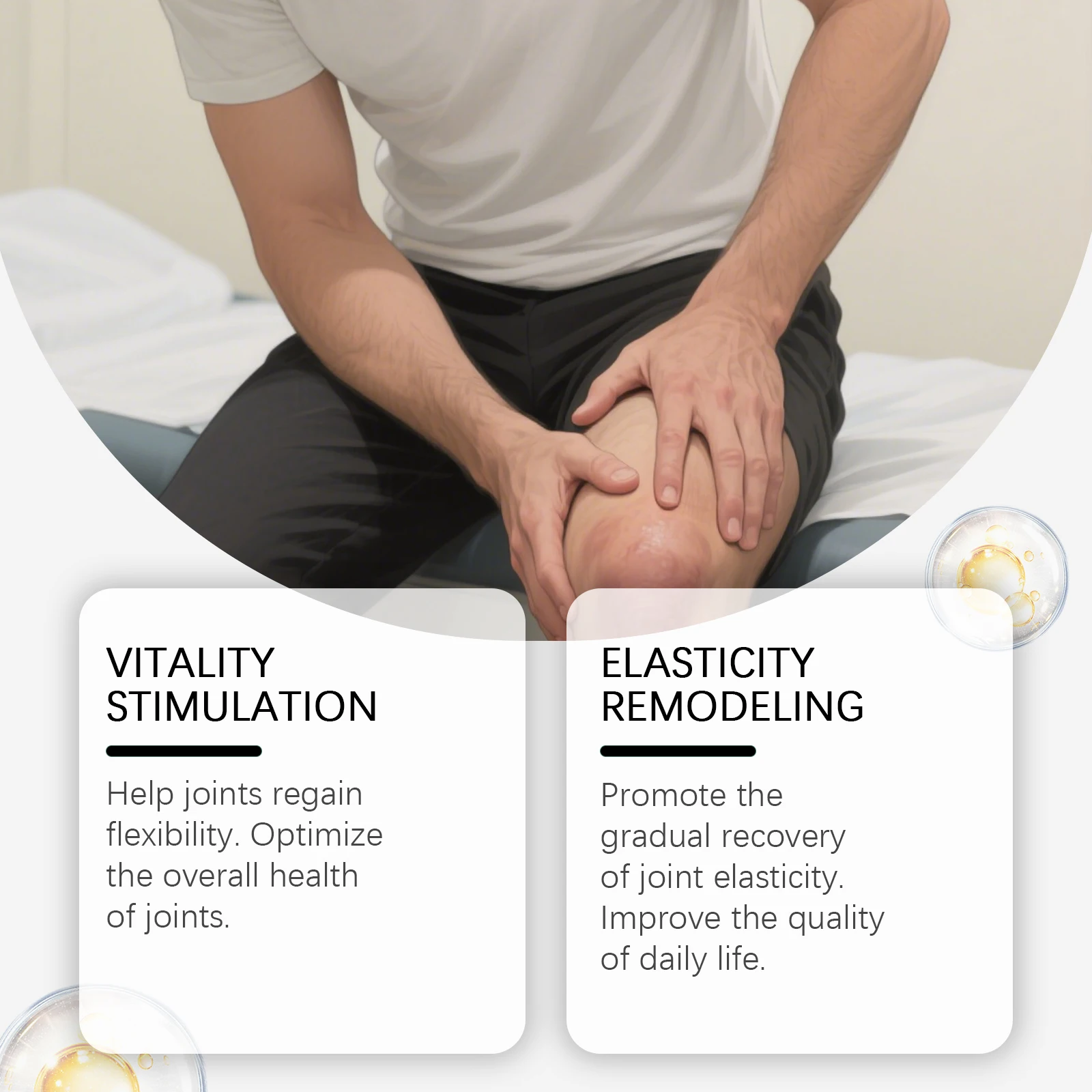 Soothing Magnesium Massage Cream, Gentle Non‑Irritating Topical, Fast‑Absorbing for Knees, Shoulders & Elbows, Daily Body Care