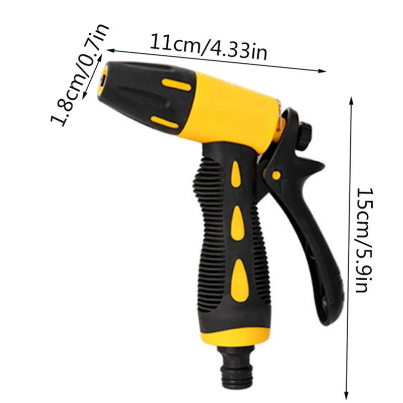 MOPHE-Household Sprinkler Car Wash Water High-Pressure Garden Balcony Expansion And Pressurization Hose Brush Car Washer