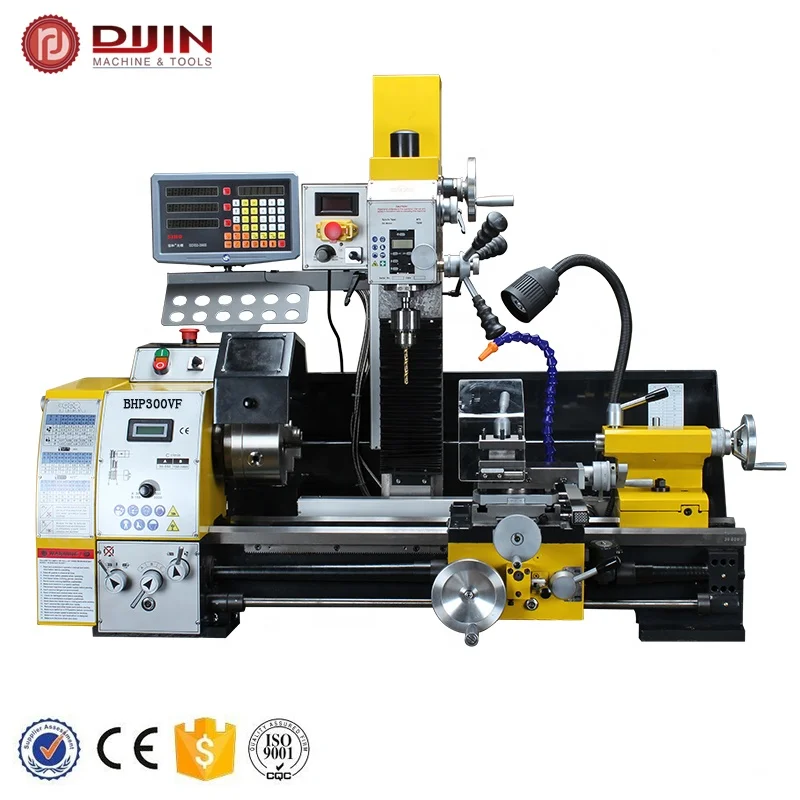 Multi-purpose Mini Lathe And Milling Machine manual lathe drill mill combo mini bench lathe big power 1.5KW