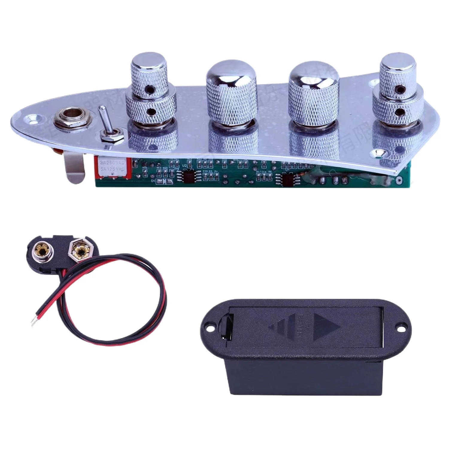 Electric Guitar Active Circuit JB-08CR Bass Iron Plate Control Volume and Tone Adjustment Control
