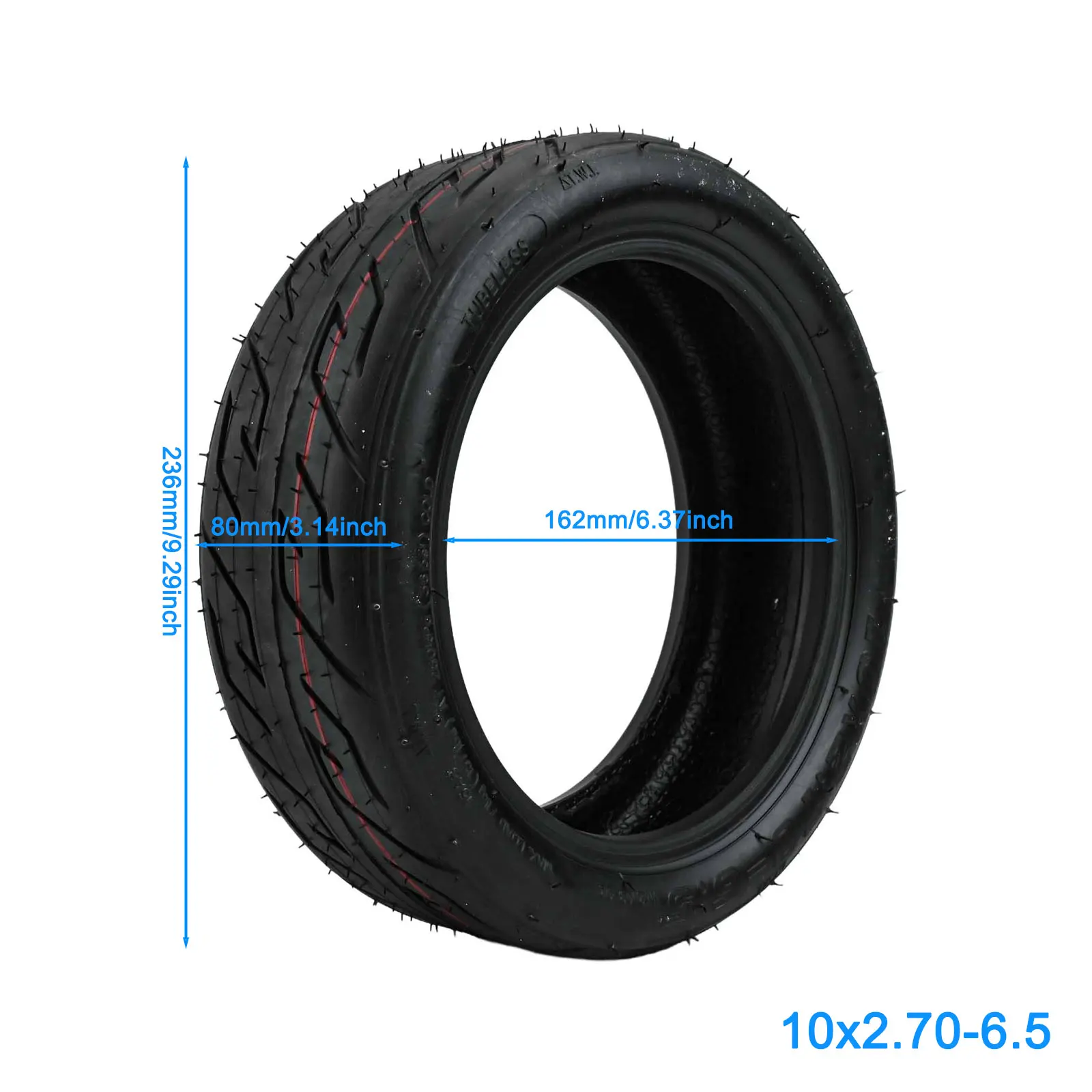 لايحتاج الإطارات الكهربائية 10x2.70-6.5 الإطارات 236*80 مللي متر الإطارات ل Dualtron سكوتر كهربائي عالية الجر الإطارات متفوقة قبضة
