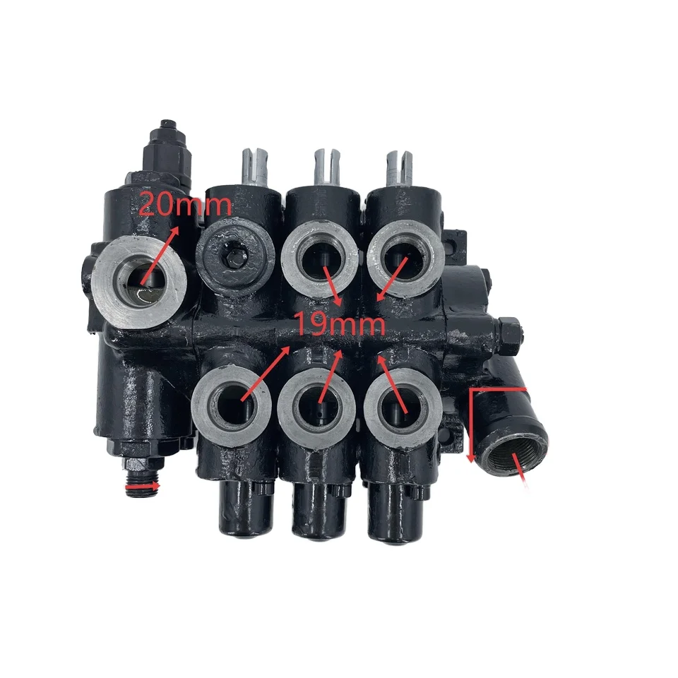 Factory Supply Different Size Forklift Parts Control Valve 2 Spool Hydraulic Control Valve for Forklift CDB2-F15-A00
