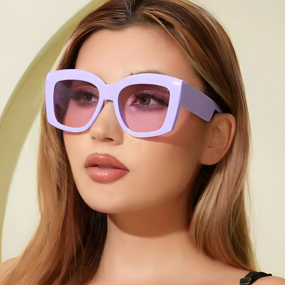  Unisex Cat Eye Sunglasses for Man and Women Y2K Fashion Luxury Gradient Color Holiday Accessory Ideal Choice Stylish Glasses for 
