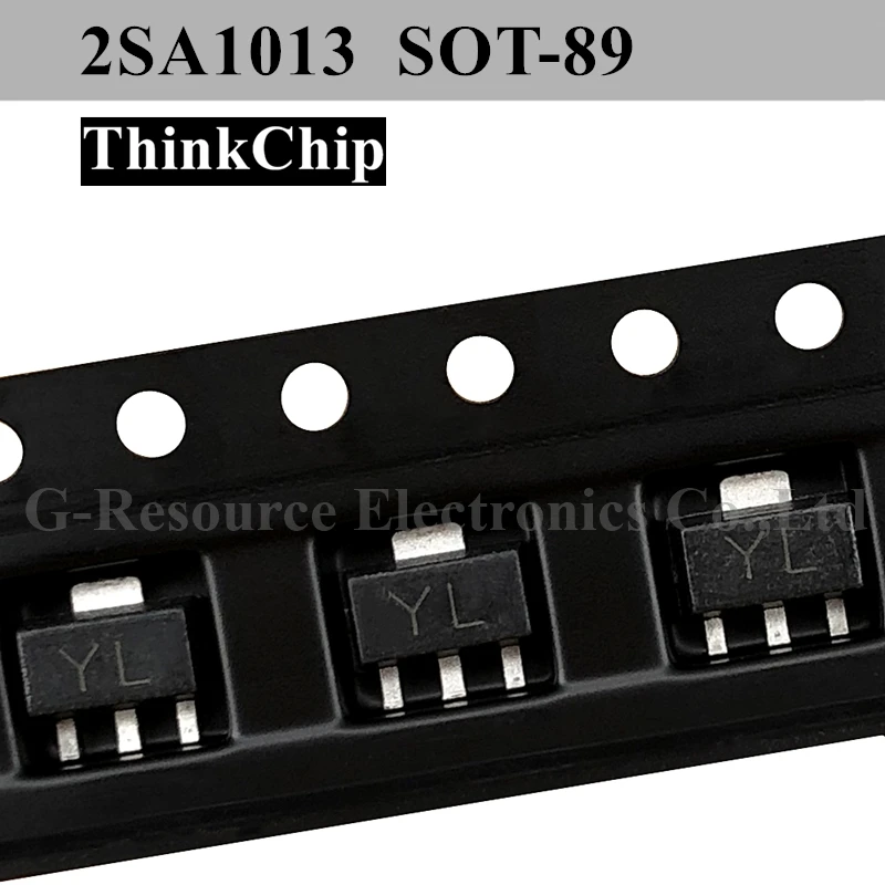 (100 uds) 2SA1013 SOT-89 SMD cristal triodo A1013 marcado YL para componentes electrónicos