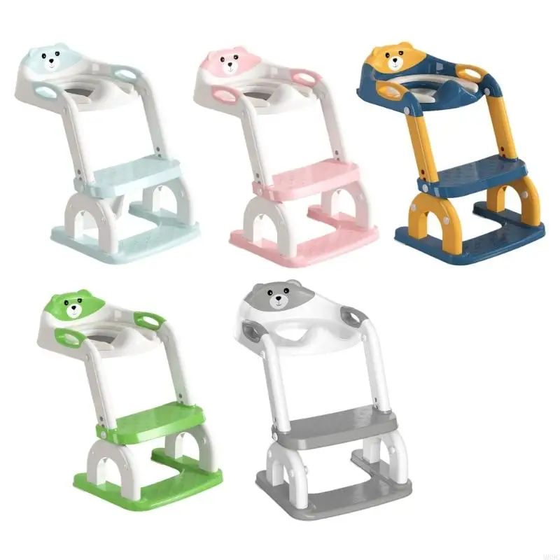 

M89C Nonslip Potty Step Stool For Toddler Adjustable Height Water Resistant Design