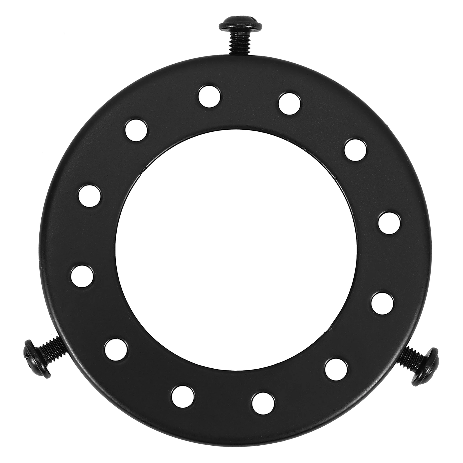 

Retro Chandelier Three-hole Ring Lampshade Fittings Replacement Holder Adapter Finial Cap Adapters Porous Metal
