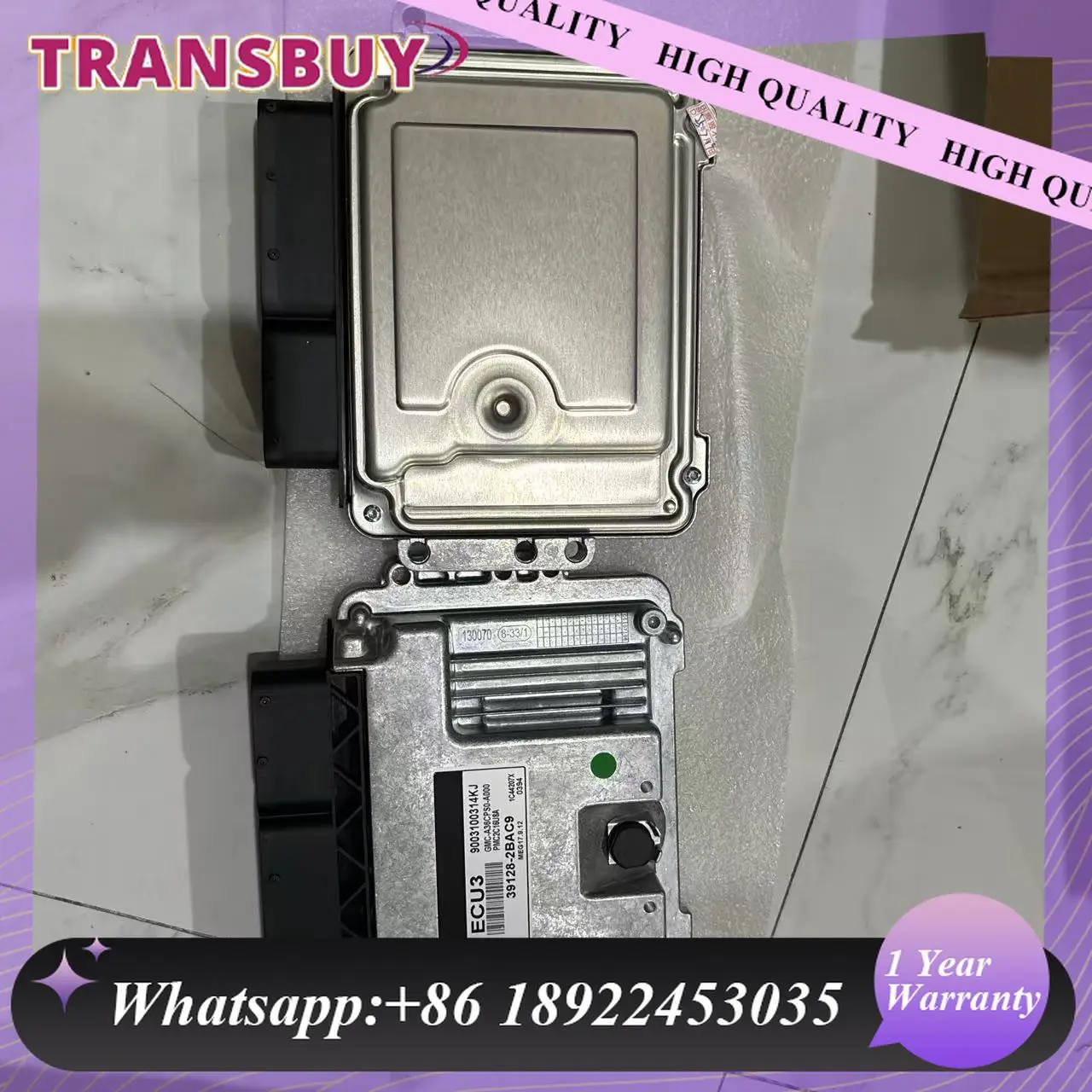 

ECU3 Car Engine Computer Board Electronic Control Unit 39128-2BAC9 Fit for Hyundai MEG17.9.12