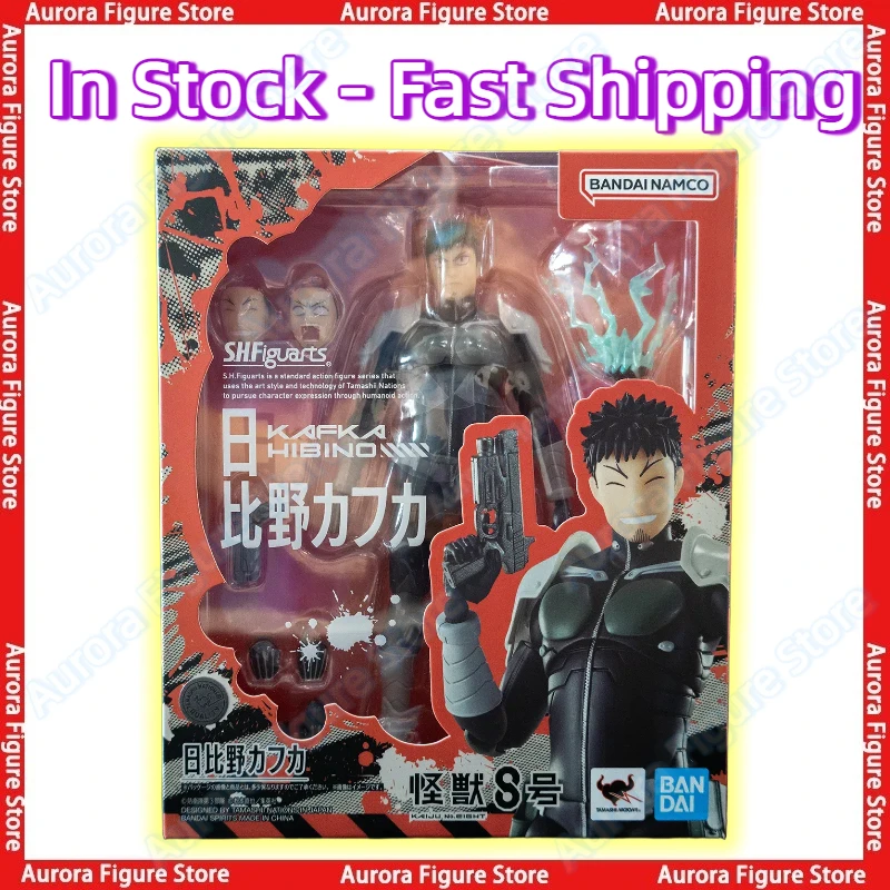 

В наличии 100% оригинал Bandai Kaiju No. 8 S.H.Figuarts SHF Кафка Хибино Аниме Фигурки Игрушки Модели ПВХ Подарочный Коллекционер