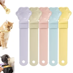 Cat Strip Squeeze Spoon Cat Strip Feeder Cat  Spoon Wet Treat Squeeze Treat Spoon Cat Food Spoon Hole Pet Cat Squeeze Spoons