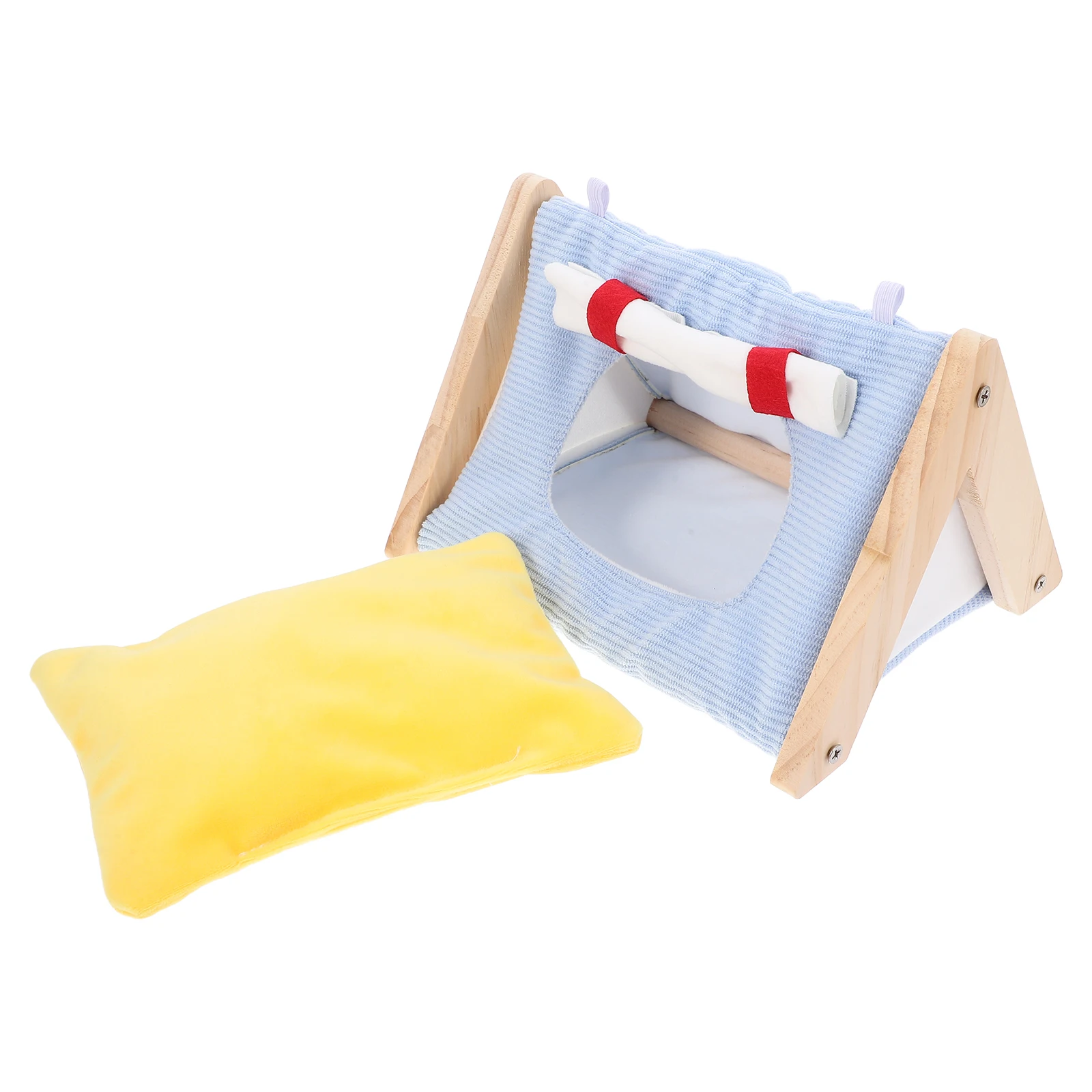 

Warm Hamster Tent Nest Cozy Winter Cage Furniture Small Animal Heated Bed Rabbits Ferrets Pet Sleep Nest Insulated Hideout