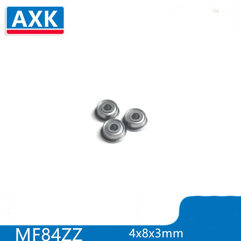 

30pcs/Lot MF84ZZ MF84 ZZ 4x8x3mm Miniature Flange Bearing Thin Wall Deep Groove Ball Radial Ball Bearing Brand New