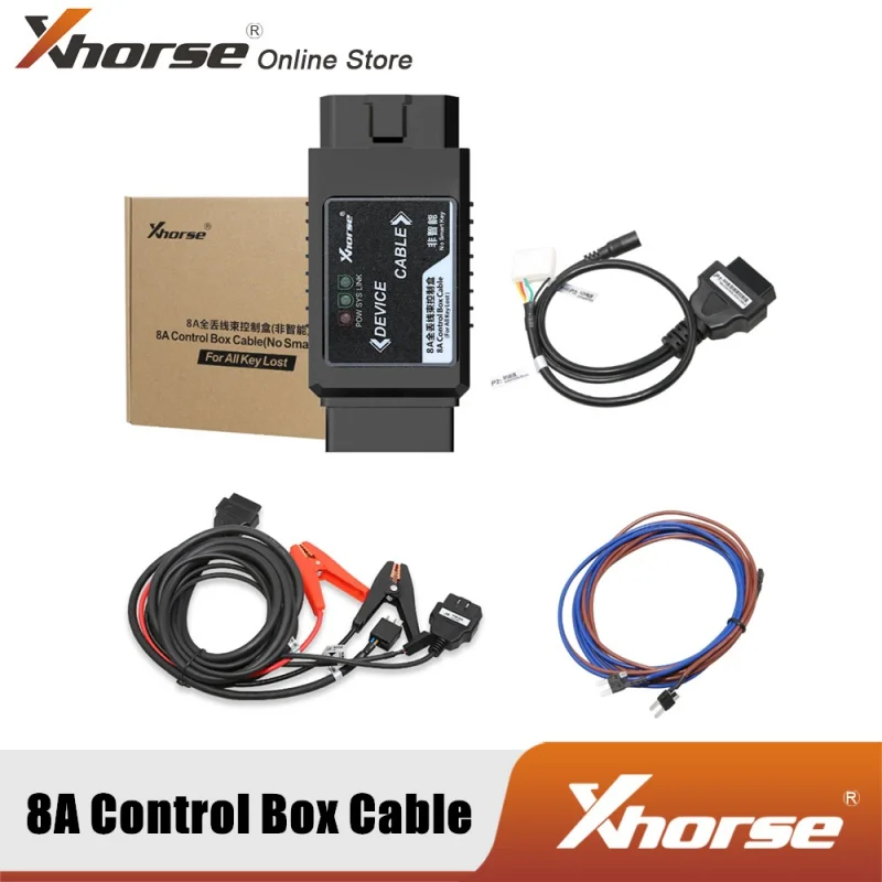 Xhorse for Toyota 8A Non-smart Key Adapter for All Key Lost No Disassembly Work with VVDI2/VVDI Max MINI OBD Tool