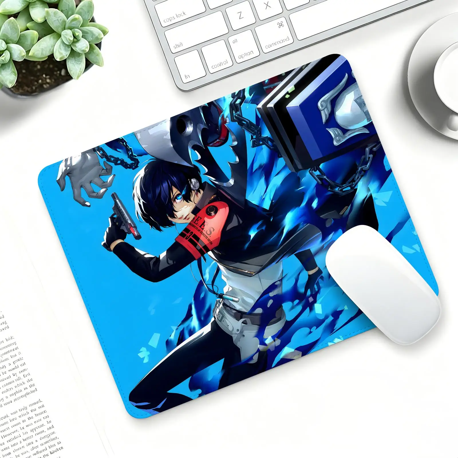hot game Persona 3 Mouse Pad Regular gaming mouse pad S/M/L size Office mouse pad Laptop desk mat Stitched edge mouse pad
