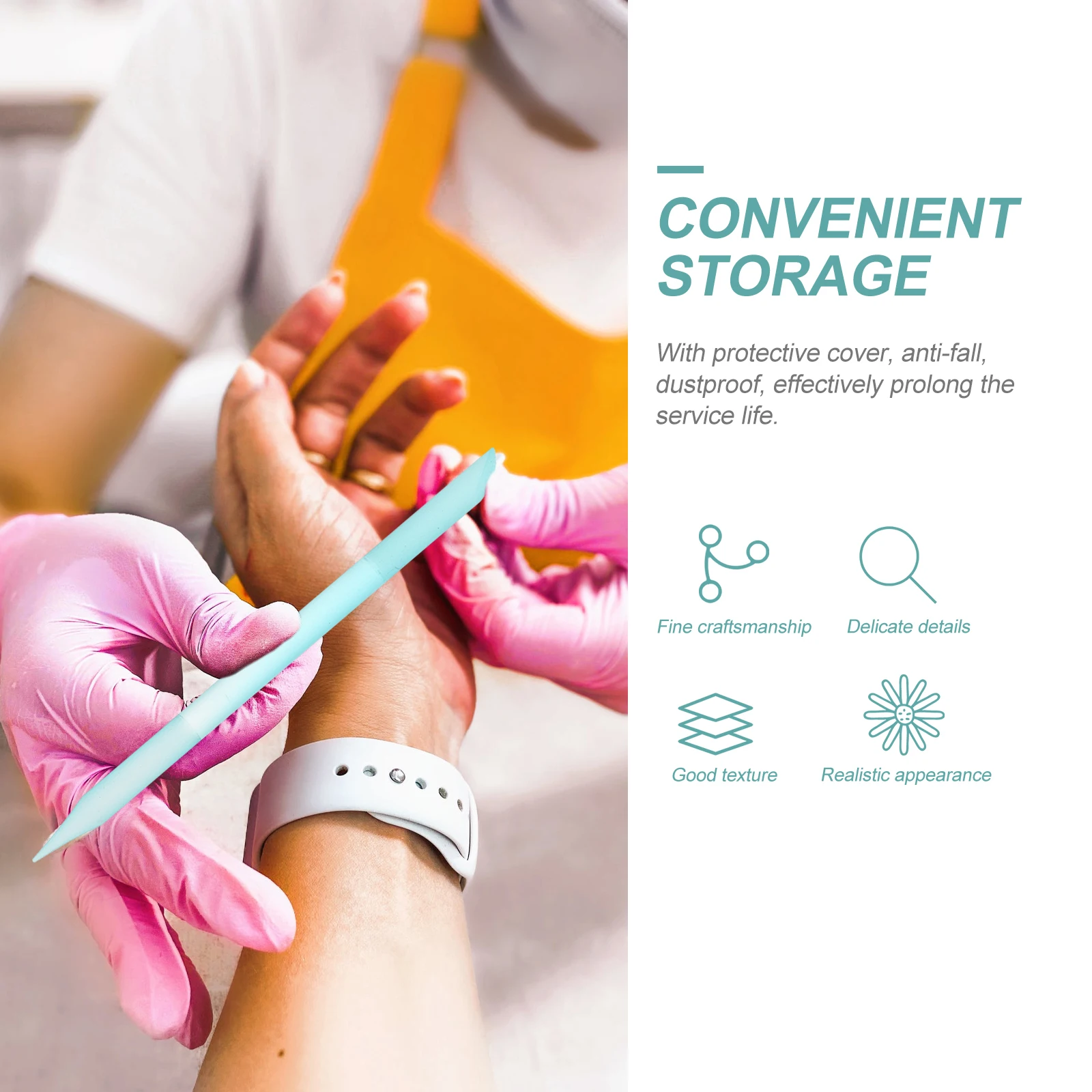 4 stuks glazen nagelvijlen manicure schuren polijstgereedschap compacte handheld nail art-vijlen geschikt voor acryl kunstnagels reizen