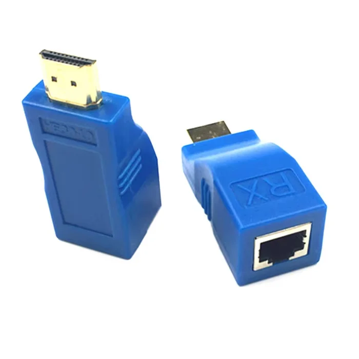 1080P HDMI-compatible Extender RJ45 Port LAN Network 4K HD Extension signal 30m Over CAT5e/6 UTP LAN Ethernet for HDTV Monitor