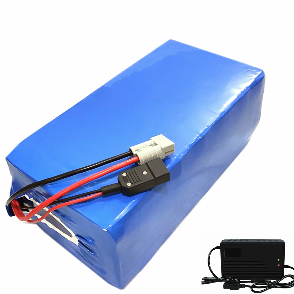 customize 72v 45Ah  battery lithium 80A BMS for 500w 3000w Tricycle scooter bike Motorcycle inverter +10A charger