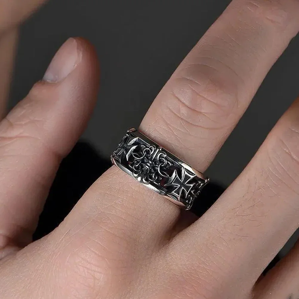 Gothic Styl – Modne Pierścienie w Stylu Punk i Retro dla Mężczyzn i Kobiet na AliExpress
