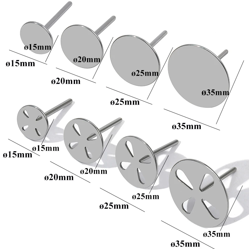 20/25/35mm 스테인레스 스틸 발 각질 제거용 네일 샌딩 페이퍼 디스크, 3/32인치 원형 금속 디스크 페디큐어 액세서리