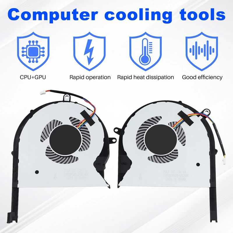 A39Q-CPU+GPU Cooling Fan For Asus Asus GL703GE PX703GE GL703 GL503GE GL503 Fan Multifunction Portable Fan