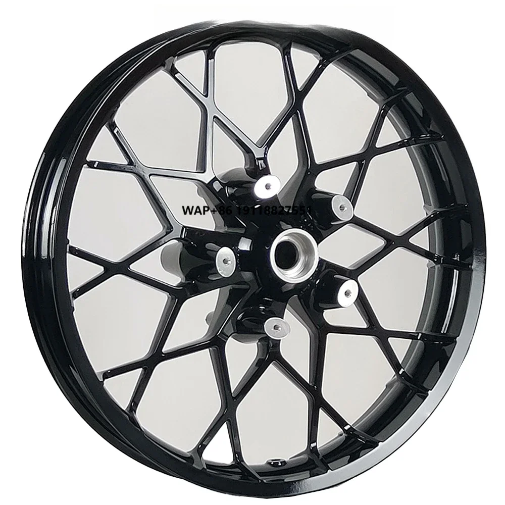 

Custom 21" 22" 23" 24" Front Gloss Black 21 Inch Motorcycle Wheel Rims for Road King