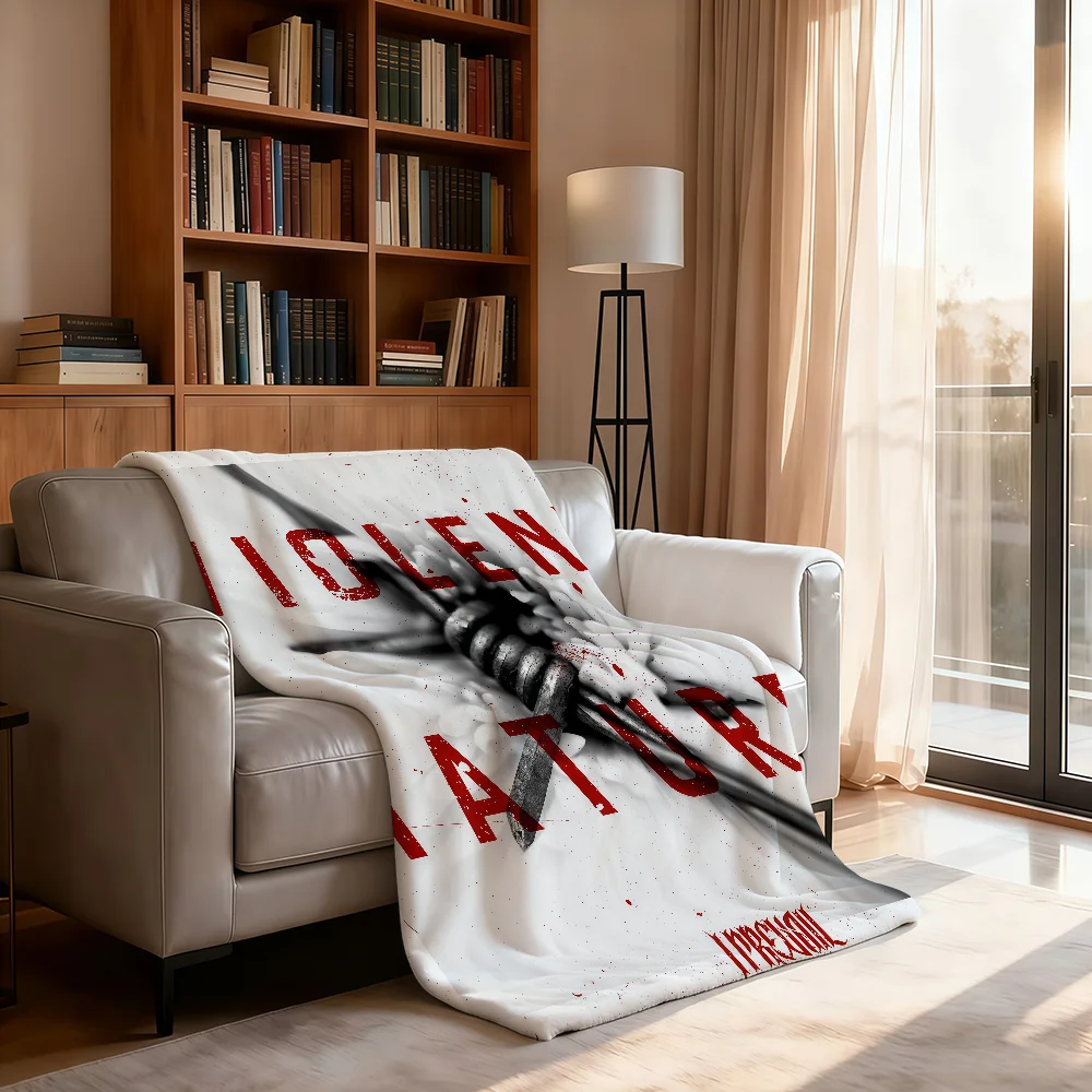 Rock Band I-I P-PrevailS Violent Nature Blanket For Soft Throw Blanket for Picnic Bed Sofa Home Bedroom Cozy Warm Comfortable