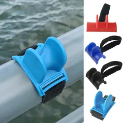 U-shaped Fishing Rod Holder with Fastener Tape Non-Slip Design Compact Size Portable Fishing Pole Bracket Support Accessories