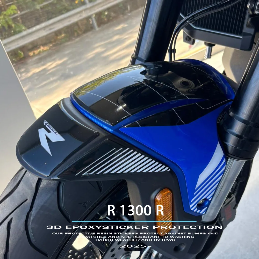 Motorcycle Fender Protection Sticker For R 1300 R 2025 R1300R Accessories Front Fork 3D Gel Decal