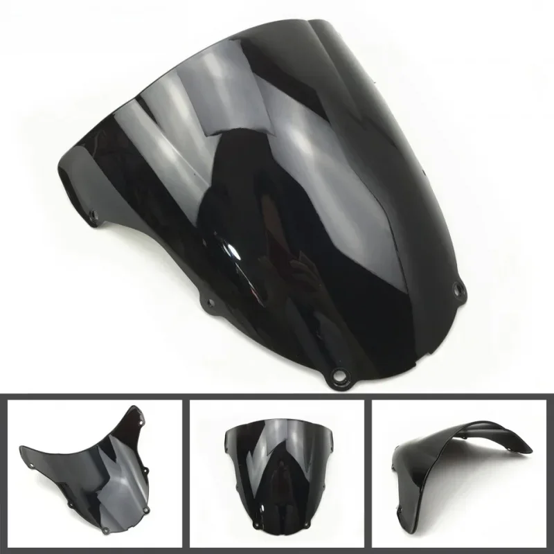 For Kawasaki Motorcycles Parts  ZX6R 2003 2004 ZX 6R 636 03 04 ZX-6R Hot Sale Windshield WindScreen Double Bubble Accessories