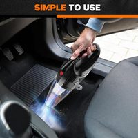 BRIEFNESS Handheld Vacuum Cleaner Wireless Rechargeable Vacuum Cleaner Portable Car Strong Suction Mini Vacuum Cleaner